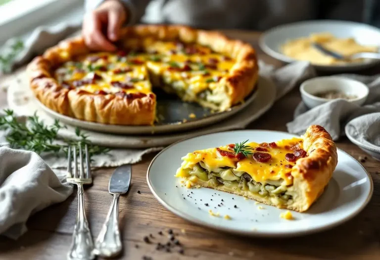 “Même les enfants ont adoré”, cette tarte rustique aux poireaux et au comté va régaler toute la famille !