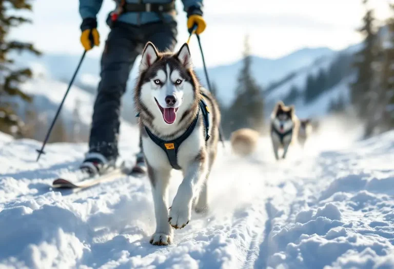 Ski-joëring : quels chiens peuvent réellement pratiquer ce sport de traction en hiver ?